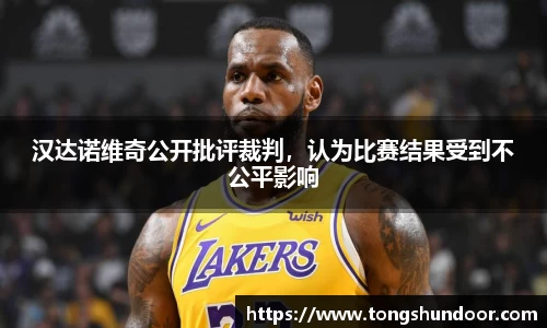 汉达诺维奇公开批评裁判，认为比赛结果受到不公平影响